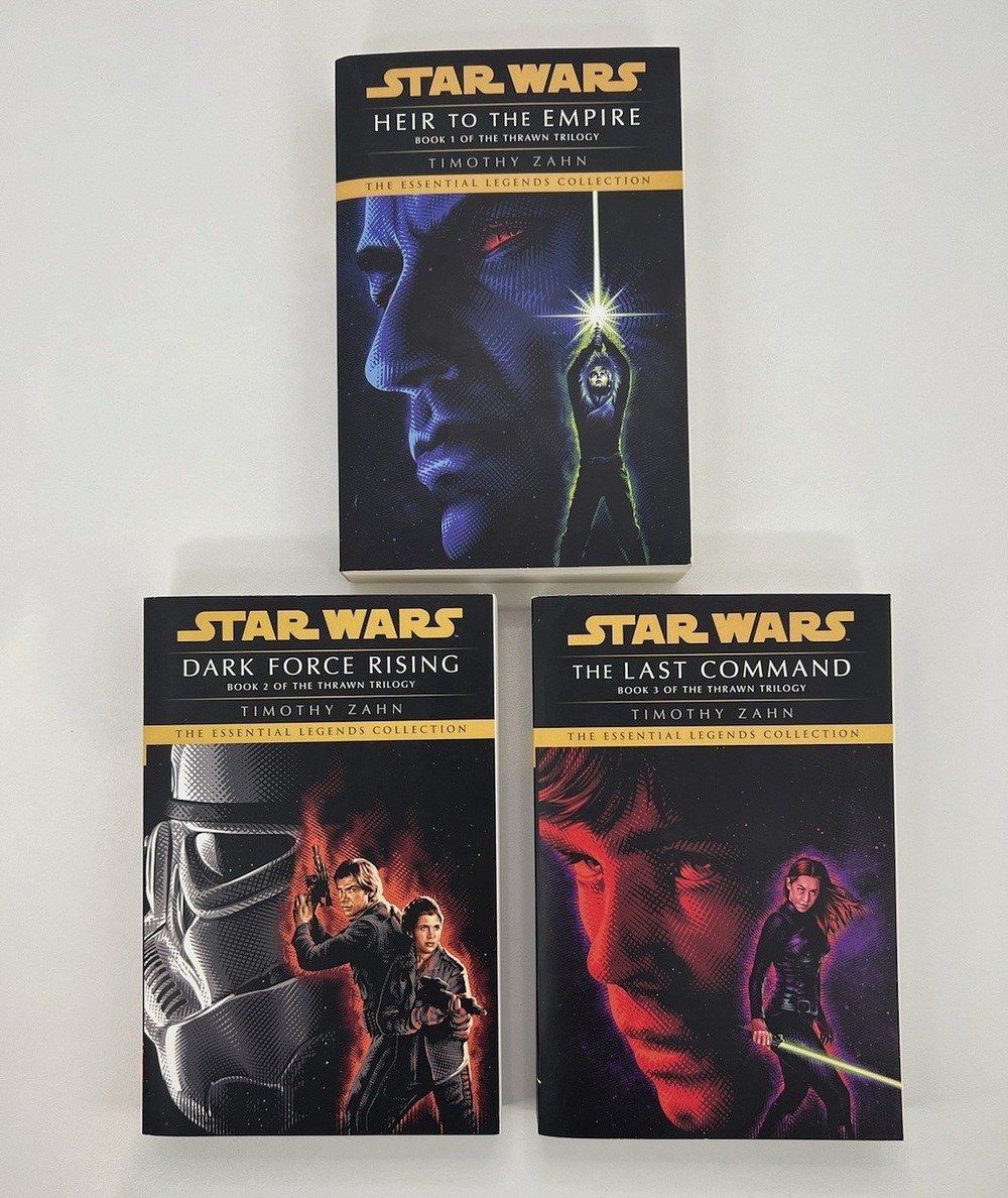 Star Wars Thrawn Trilogy  Timothy Zahn  Heir, Dark Force, Last Command Paperback
